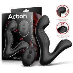 ACTION Stimulateur de Prostate Vibrant avec Tapotement Convo 12 x 3.5cm